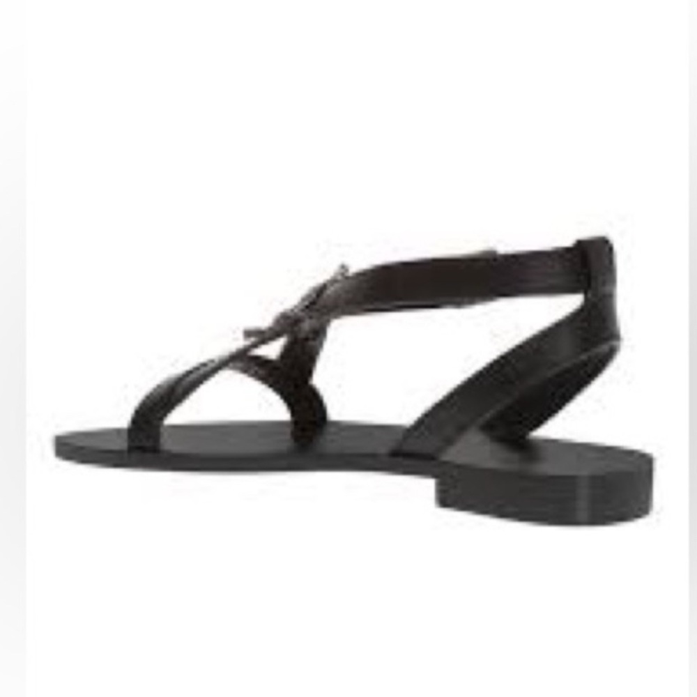 Saint Laurent Joson Pallad O Black Sandals sz 38.5 - Picture 4 of 15